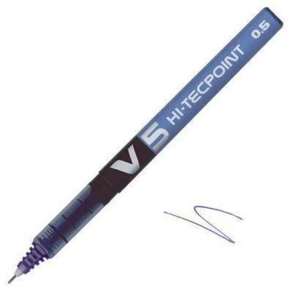 Pilot V5 Hi-Techpoint Kalem Mavi