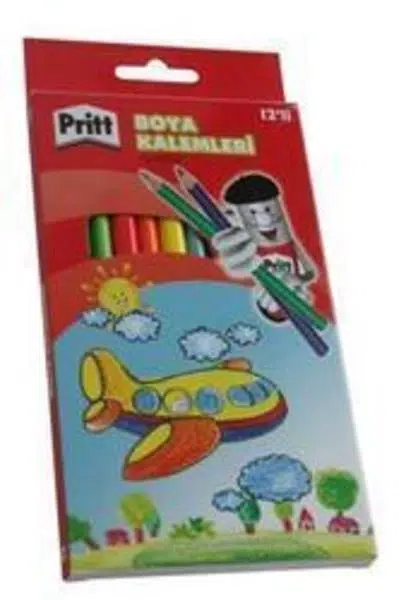 Pritt Boya Kalemi Jumbo Üçgen 12'Li Karton Kutu