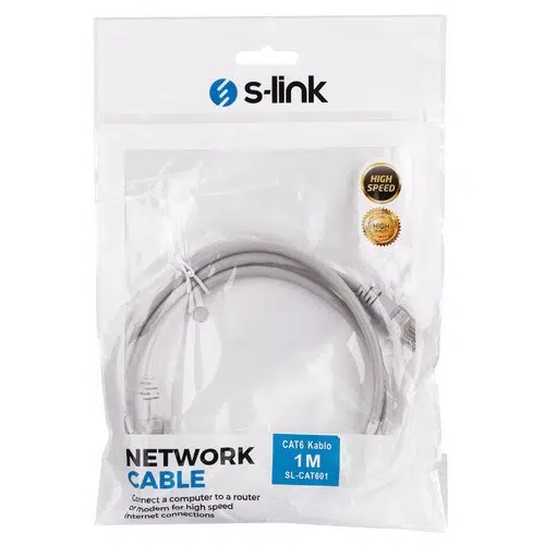 S-Link CAT601 CAT6 Kablo 1mt