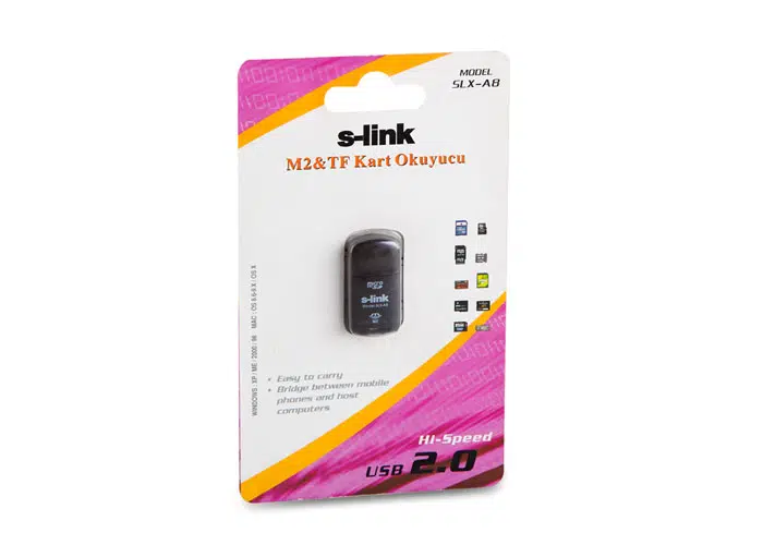 S-link SLX-A8 USB 2.0 M2&TF KART OKUYUCU