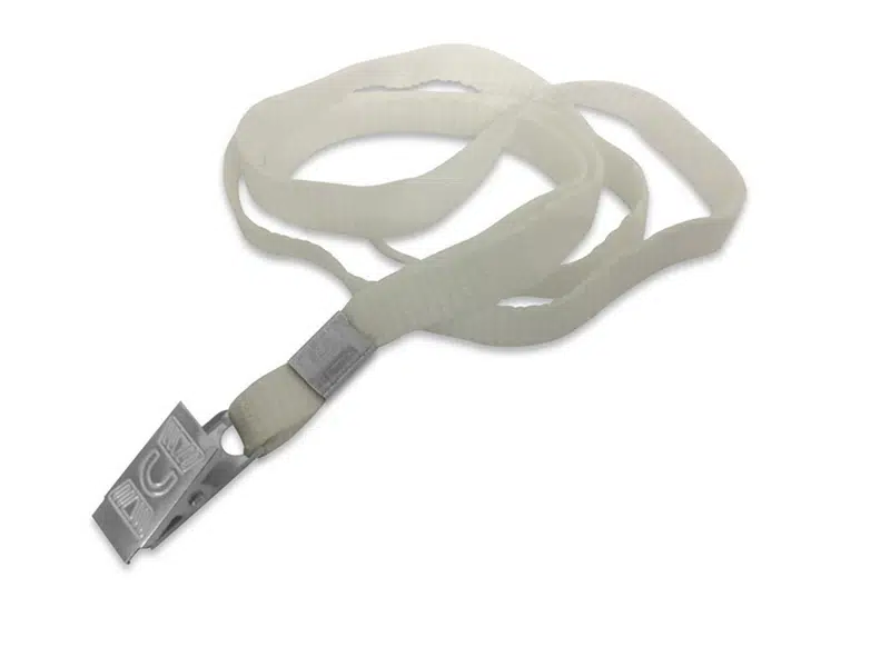 Sarff Metal Klipsli Kart Askı İpi 50'li Beyaz (Eko)