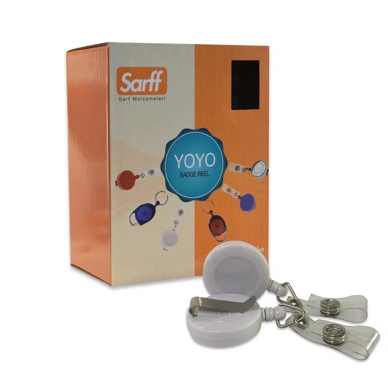 Sarff Yuvarlak Kancalı Eko Yoyo 25'li Beyaz