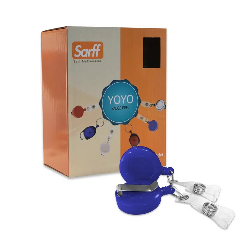 Sarff Yuvarlak Kancalı Eko Yoyo 25'li Mavi