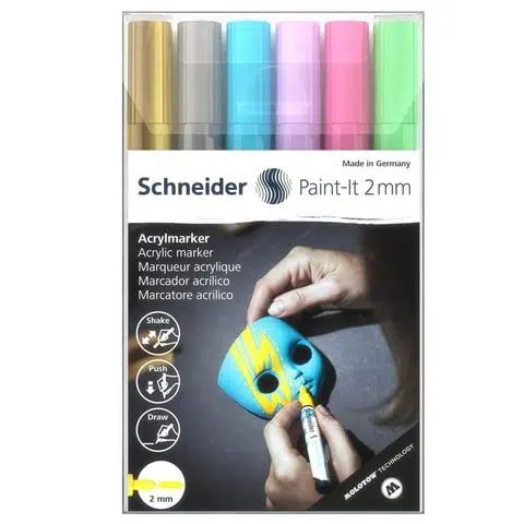 Schneider 310 Akrilik Marker 6'lı Set 2mm (120196)