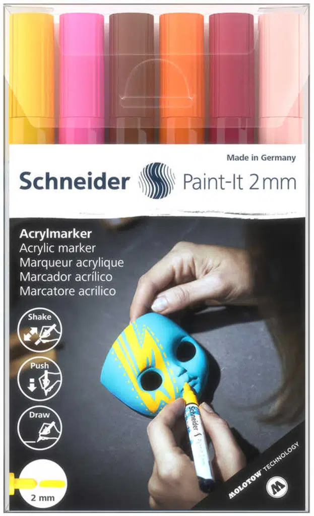 Schneider 310 Akrilik Marker 6'lı Set 2mm (120197)