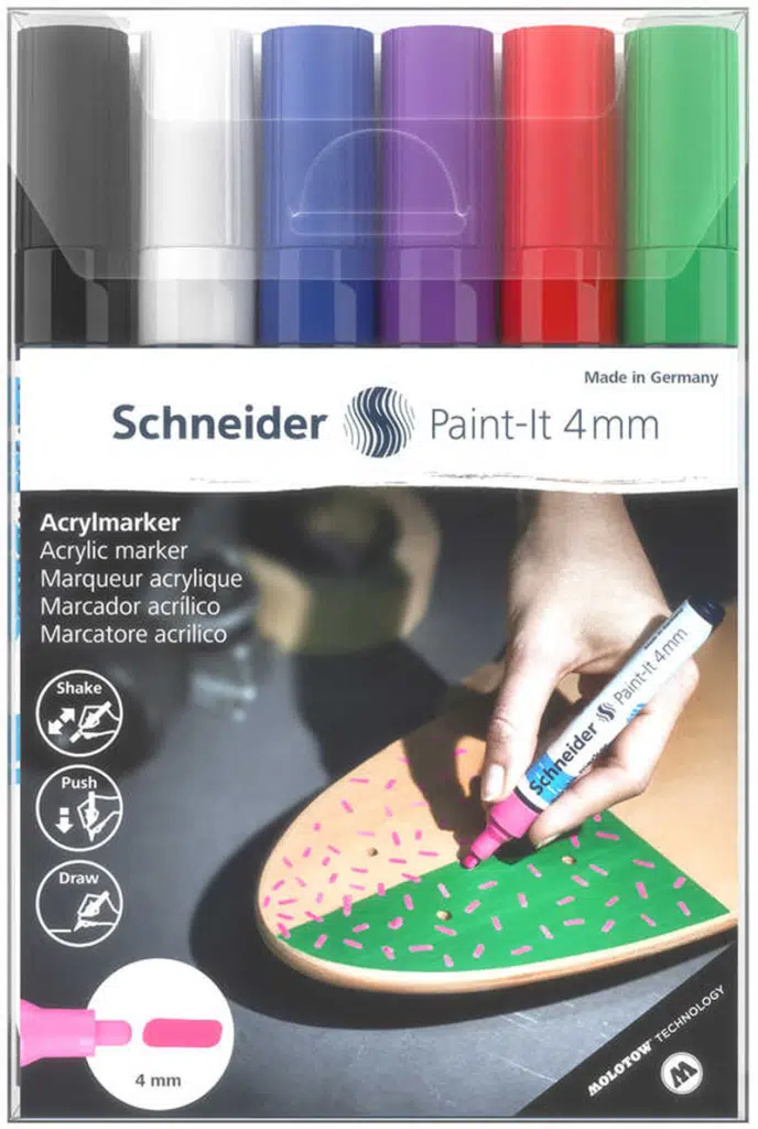 Schneider 320 Akrilik Marker 6'lı Set 4mm (120295)