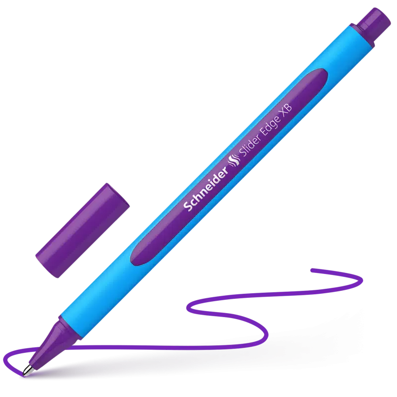 Schneider Slider Edge Tükenmez Kalem XB Menekşe