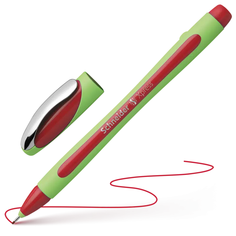 Schneider Xpress Fiber Uçlu Kalem 0,8mm Kırmızı