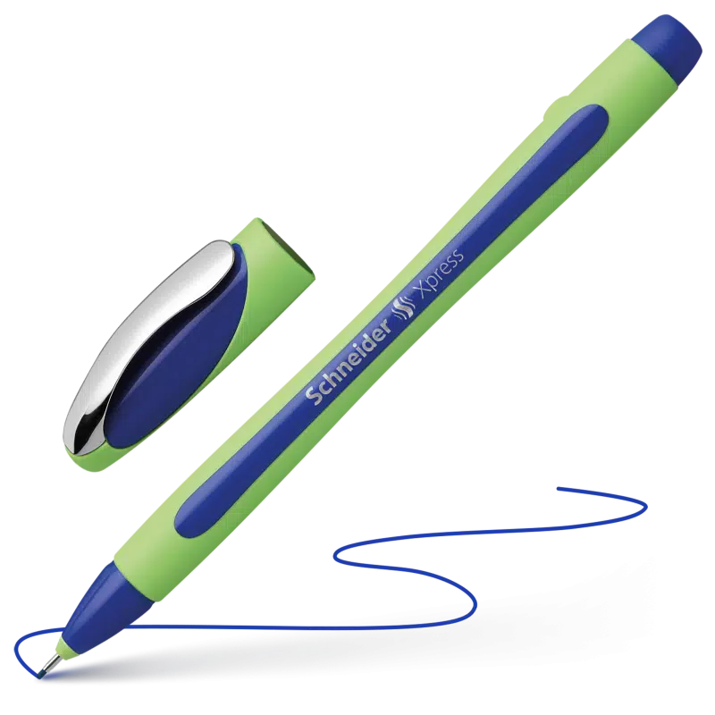 Schneider Xpress Fiber Uçlu Kalem 0,8mm Mavi