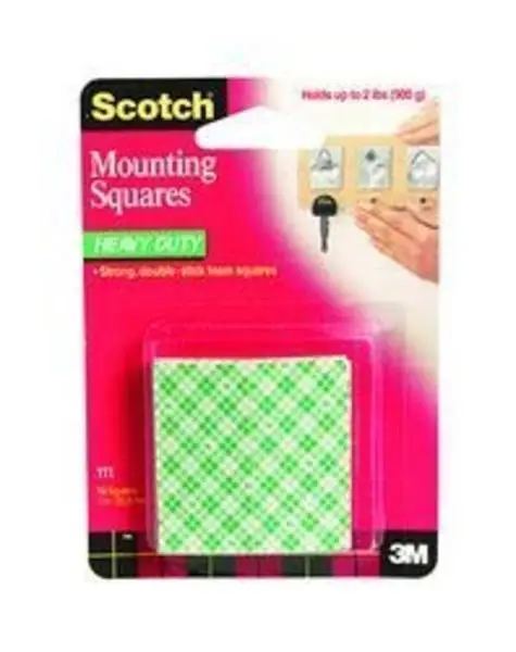 Scotch 111 Çift Taraflı Köpük Bant, Kare 2,5Cmx2,5Cm