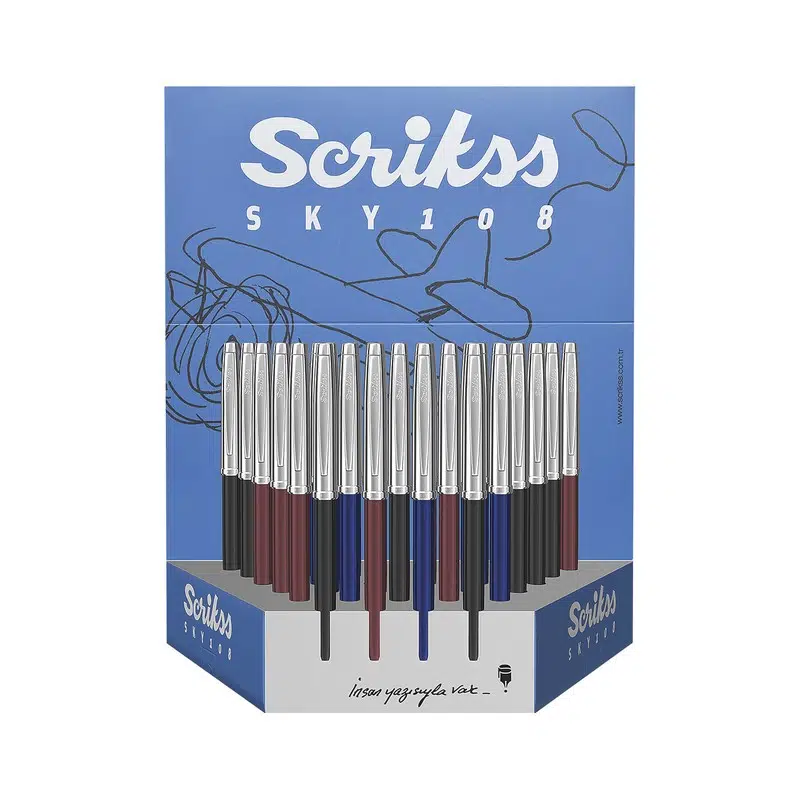 Scrikss 108 Sky Tükenmez Kalem 36'lı Set