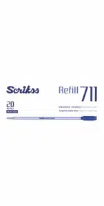 Scrikss 711 Tükenmez Refil Mavi 20'Li