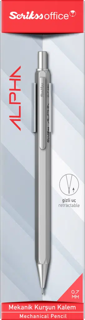 Scrikss Alpha Versatil Kalem 0.7mm Gri