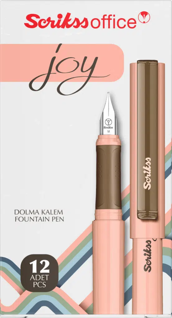 Scrikss Joy Dolma Kalem M Uç İndigo 12'lik Amb.