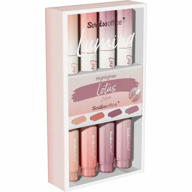 Scrikss Lumina Fosforlu Kalem 4'lü Lotus