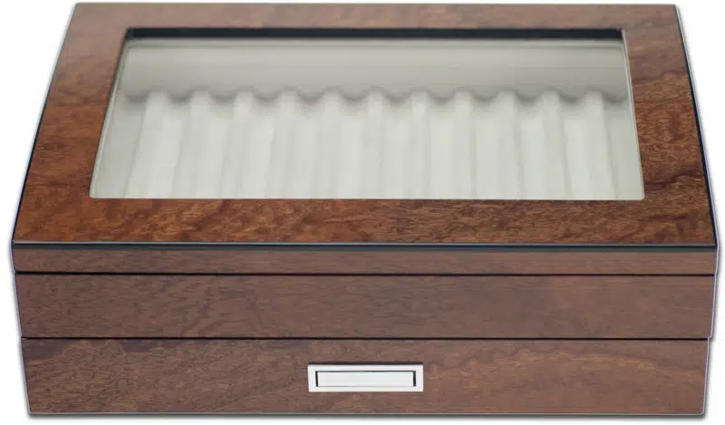 Scrikss PC-2-HGWL Kalem koleksiyon kutusu Ahşap Ceviz