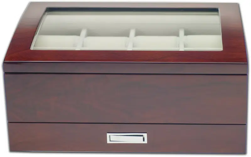 Scrikss PC-3-HGWL Kalem ve Saat koleksiyon kutusu Ahşap Ceviz