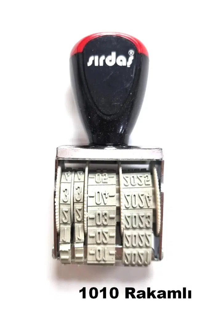 Sırdaş 1010 Metal Tarih Kaşesi Türkçe Rakamlı 4mm