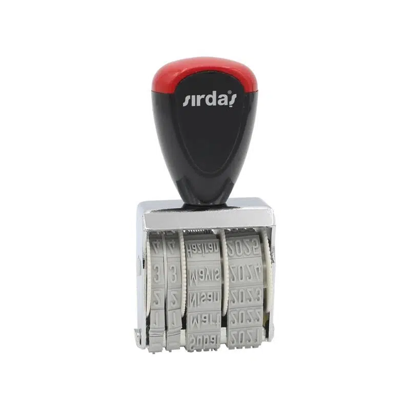 Sırdaş 1010 Metal Tarih Kaşesi Türkçe Yazılı 4mm