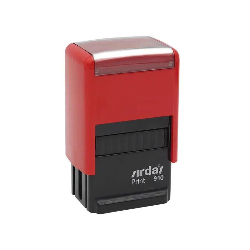 Sırdaş 910 Otomatik Kaşe 10x26mm Kırmızı Keçeli