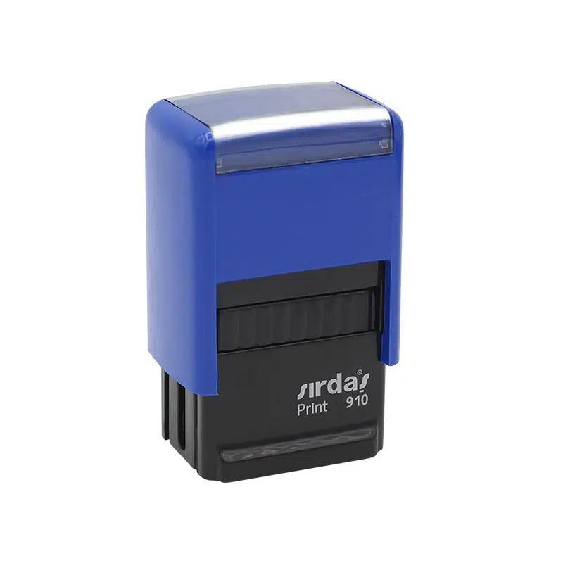 Sırdaş 910 Otomatik Kaşe 10x26mm Mavi Keçeli