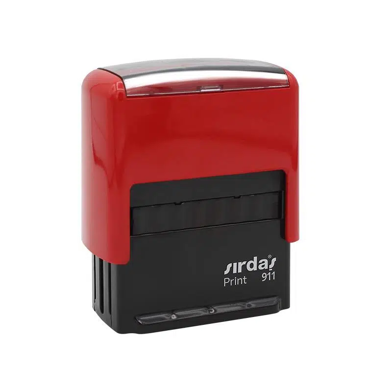 Sırdaş 911 Otomatik Kaşe 16x41mm Kırmızı Keçeli