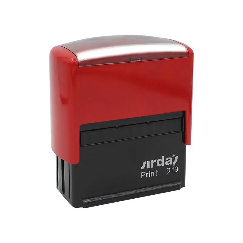 Sırdaş 913 Otomatik Kaşe 22x58 Kırmızı Keçeli
