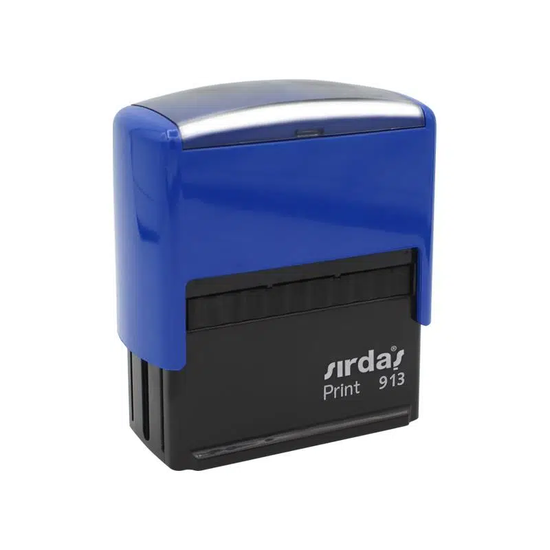 Sırdaş 913 Otomatik Kaşe 22x58mm Mavi Keçeli