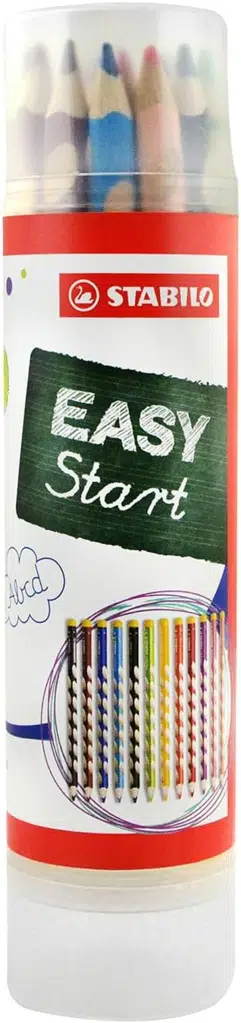 Stabilo 332 Easy colors Kuru boya 12 Renk Tüp Sağ El