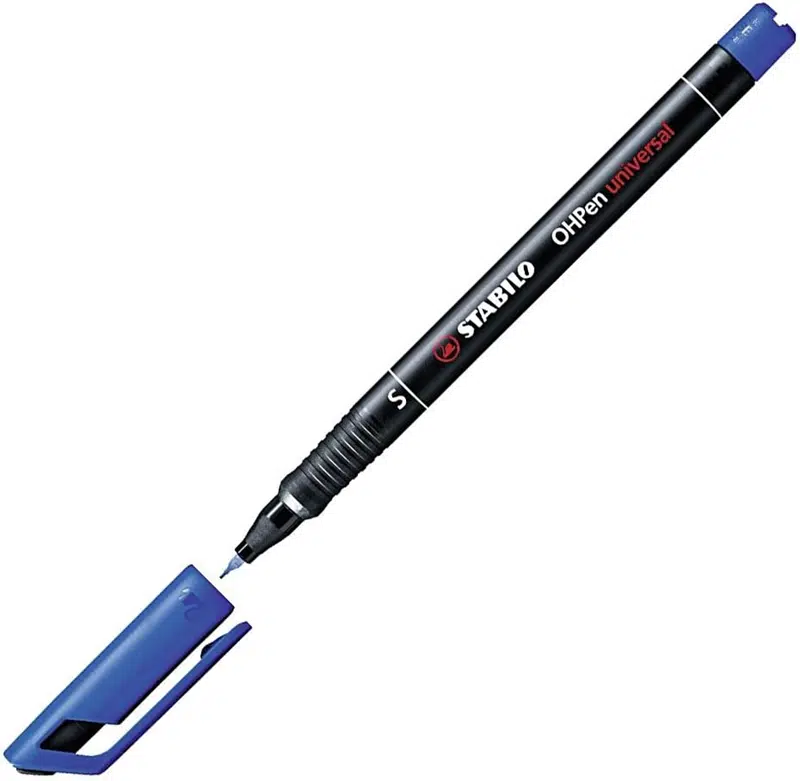 Stabilo 841 OHPen S Asetat Kalemi 0,4mm Mavi