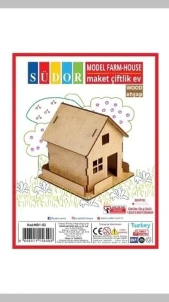 Südor MD1-02 Ahşap Maket Çiftlik Ev