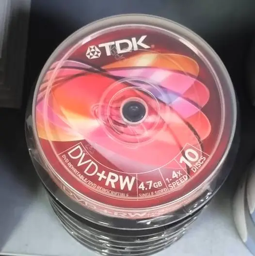 TDK DVD+RW 4x 4,7GB 10'LU CAKE BOX