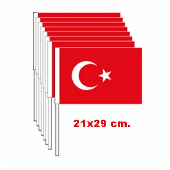 Vatan 803 Battal Sopalı Türk Bayrağı 40'lı