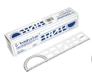 Yıldızlar 006 Geometrik Şablon Cetvel 30cm