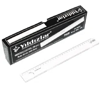 Yıldızlar 010 Mercekli Cetvel 30cm