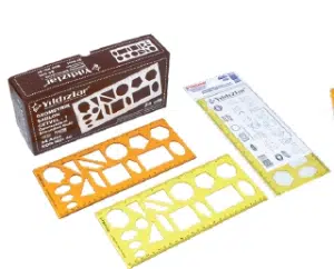 Yıldızlar 040 Geometrik Şablon Cetvewl 1,25cm