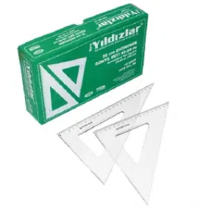 Yıldızlar 088 Ekonomik Gönye Seti 26cm 45-60cc