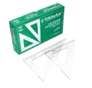 Yıldızlar 089 Ekonomik Gönye Seti 32'lik 45-60cc